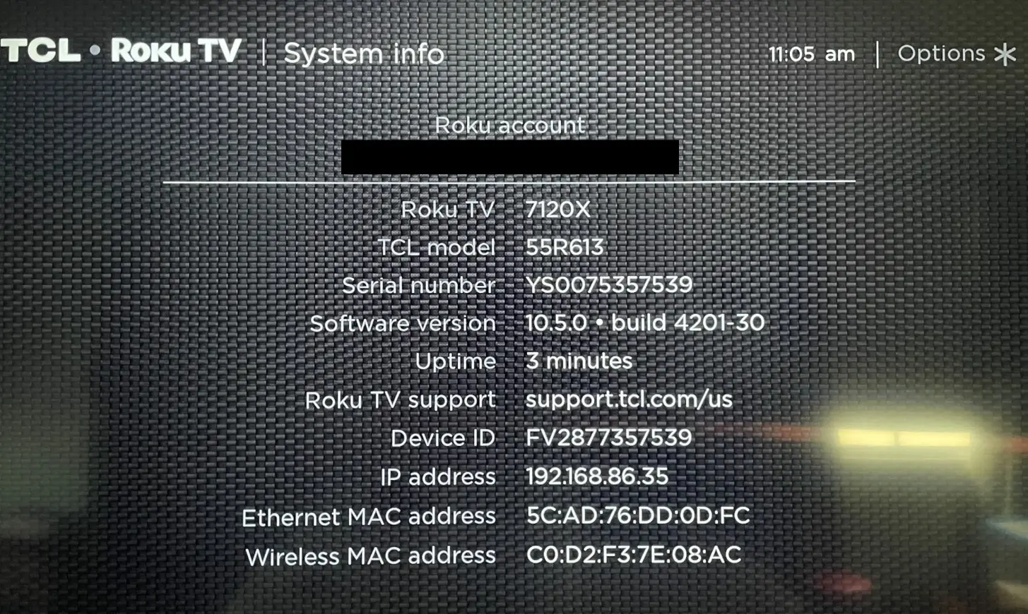 How to display Hisense TV input signal Info