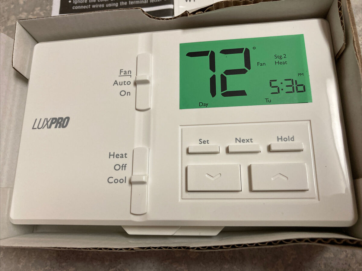 LuxPRO Thermostat Won’t Change Temperature